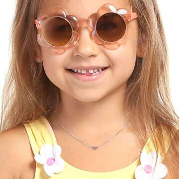 M MOOHAM Valentines Day Gifts for Kids, Gifts for Girls Sterling Silver Heart Initial E Necklace for Women, Tiny Silver Initial Necklace Dainty Small Letter Initial Gifts for Girls