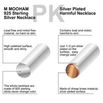 M MOOHAM Valentines Day Gifts for Kids, Gifts for Girls Sterling Silver Heart Initial E Necklace for Women, Tiny Silver Initial Necklace Dainty Small Letter Initial Gifts for Girls