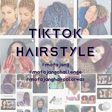 Natural Green Temporary Hair Dye Wax for Vibrant Style