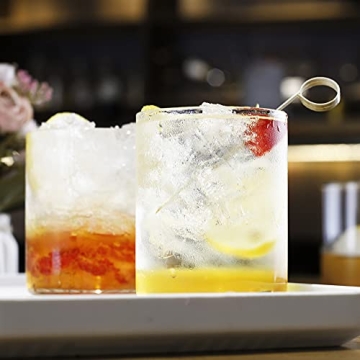 Elegant LUXU Thin Whiskey Glasses Set of 4, 15 oz