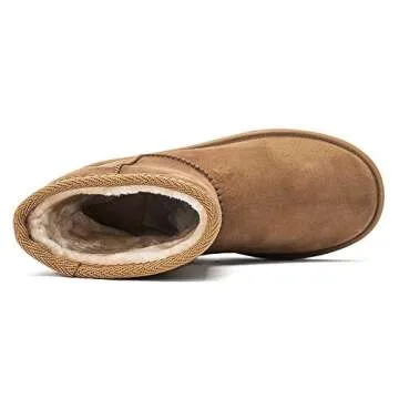 DKSUKO Women's Waterproof Snow Boots for Stylish Comfort