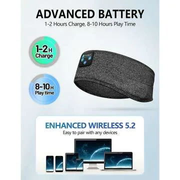 Comfortable Bluetooth Sleep Headphones for Relaxing