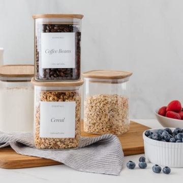 Bloom & Breeze Airtight Glass Storage Containers Pack of 4