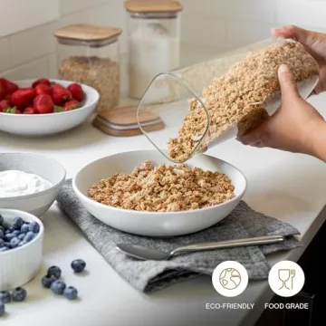 Bloom & Breeze Airtight Glass Storage Containers Pack of 4