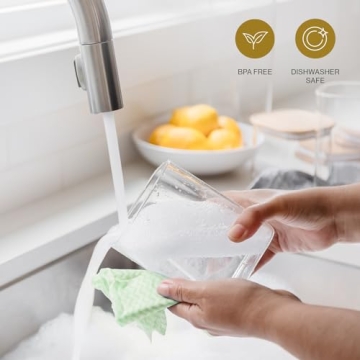 Bloom & Breeze Airtight Glass Storage Containers Pack of 4