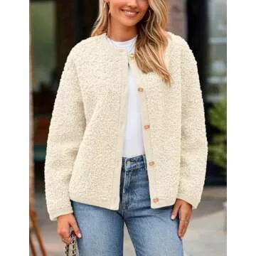 Stylish Faux Fur Shearling Coat for Women - Winter Fashion