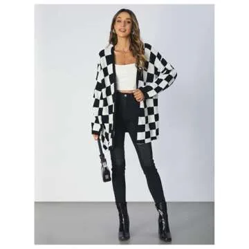 SOLY HUX Women's Oversized Cardigan - Stylish Comfort