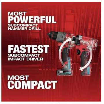 Milwaukee M12 Cordless Hammer Drill & Impact Driver Kit