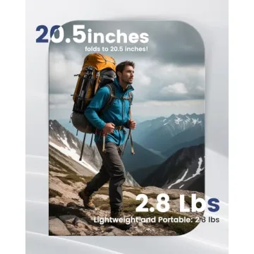 CAMBOFOTO 74" Aluminum Tripod Stand for Cameras