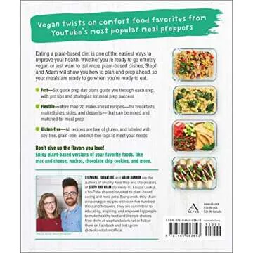 Plant-Based Meal Prep: Simple Recipes for Vegan & Gluten-free Comfort Food