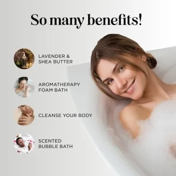 Luxury Vegan Bubble Bath for Women - Relaxing Lavender Soak