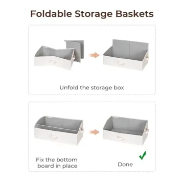 StorageWorks Closet Storage Bins for Stylish Organization