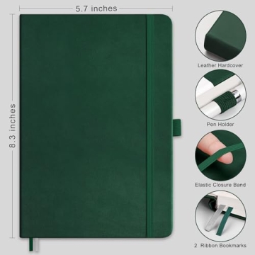 RETTACY Journaling Notebooks - Elegant 2-Pack, A5 Size