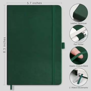 RETTACY Journaling Notebooks - Elegant 2-Pack, A5 Size