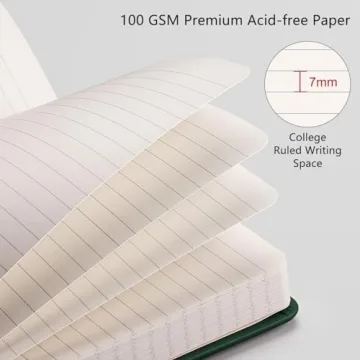 RETTACY Journaling Notebooks - Elegant 2-Pack, A5 Size