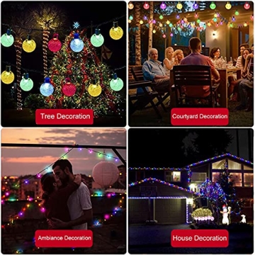 Solar String Lights 100 LED 40 Feet Multi-Color