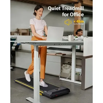 UREVO Under Desk Treadmill, Walking Pad 2 in 1 for Home/Office, Portable Walking Pad Treadmill with Remote Control, LED Display