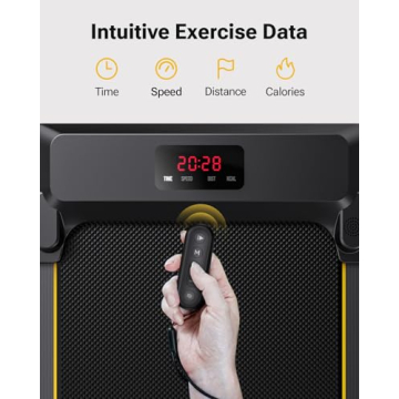 UREVO Under Desk Treadmill, Walking Pad 2 in 1 for Home/Office, Portable Walking Pad Treadmill with Remote Control, LED Display