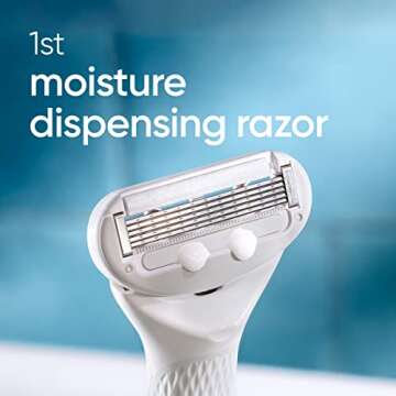 Gillette Venus Radiant Skin Moisturizing Women’s Razor For Dry And Sensitive Skin With Olay Moistu...