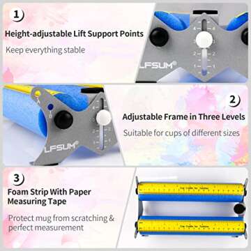 Cup Cradle for Crafting: Versatile Foam Holder with Accessories