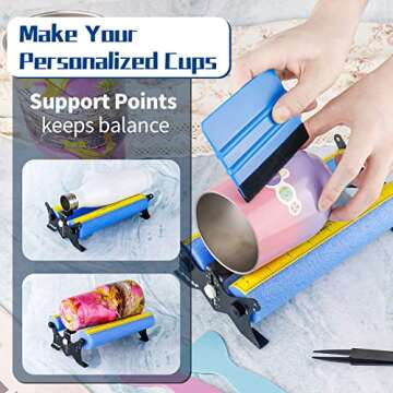 Cup Cradle for Crafting: Versatile Foam Holder with Accessories