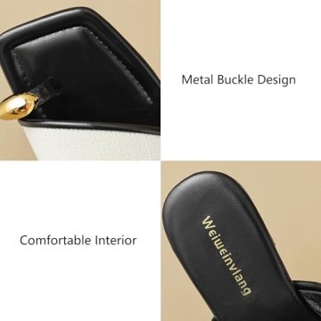 Lymphvity Women's Stylish Ring Toe Sandals for Summer