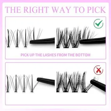 VEYESBEAUTY Lash Clusters Kit Individual Cluster Lash Extensions with Bond & Seal Bottom, Spike, 30D+40D Volume Lashes Multi-type Mixed DIY Eyelash Tray for Self Application at Home