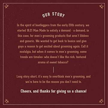 18.21 Man Made Original Sweet Tobacco 3-in-1 Body Wash, Shampoo, & Conditioner for Men, All Hair & Skin Types, Strengthens and Moisturizes in a Manly Aroma, 18 Fl Oz