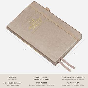 The Gratitude Journal : More Happiness, Positivity, Affirmation, Productivity, Mindfulness & Self Ca...