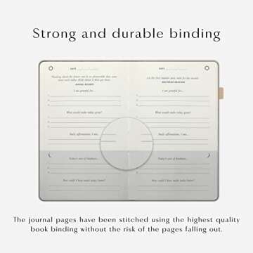 The Gratitude Journal : More Happiness, Positivity, Affirmation, Productivity, Mindfulness & Self Care - A Simple Undated Hardcover Daily Guide Planner for Women & Men (Champagne Gold)