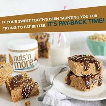 Nuts ‘N More Cookie Butter Peanut Butter Spread - High Protein, Low Carb, Low Sugar, Gluten Free, Non-GMO, All-Natural Nut Butter Snack (15oz Jar)