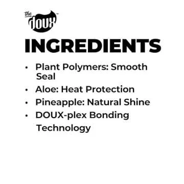 The Doux O.P.P. ONE-PASS PRESS Heat Protection Spray for Hair- With Jojoba Oil and Aloe - Thermal Heat Protector for Hair