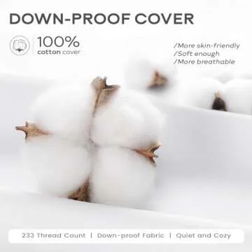 SAVORI Down and Feather Pillow Inserts for Couch and Bed