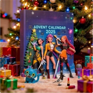 K-pop Christmas Advent Calendar 2025 for 24 Day Countdown