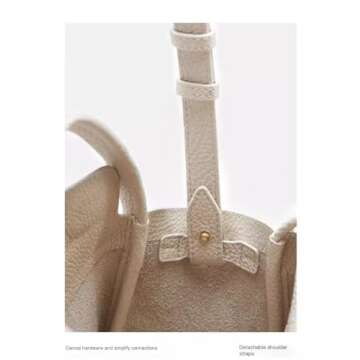 NEZIH Women's Mini Vegetable Basket Leather Handbag Crossbody Mini Shoulder Bag (Color : Yellow, Size : 6.69 * 3.54 * 4.9in)