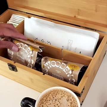 Eco-Friendly Bamboo Tea Organizer Box for Tea Lovers