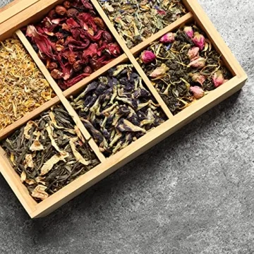 Eco-Friendly Bamboo Tea Organizer Box for Tea Lovers