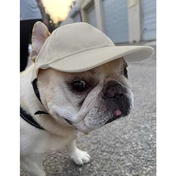 Dog Hat for Small Dogs, Pet Sun Hat, Dog Baseball Cap Hat with Ear Holes for Puppy Tiny Cowboy Hat Cat Outdoor Sport Dog Visor Caps