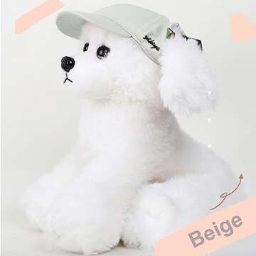 Dog Hat for Small Dogs, Pet Sun Hat, Dog Baseball Cap Hat with Ear Holes for Puppy Tiny Cowboy Hat Cat Outdoor Sport Dog Visor Caps