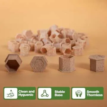 INKin Eco-Friendly Tattoo Ink Caps - 200 Disposable 15mm