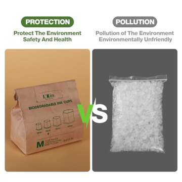 INKin Eco-Friendly Tattoo Ink Caps - 200 Disposable 15mm