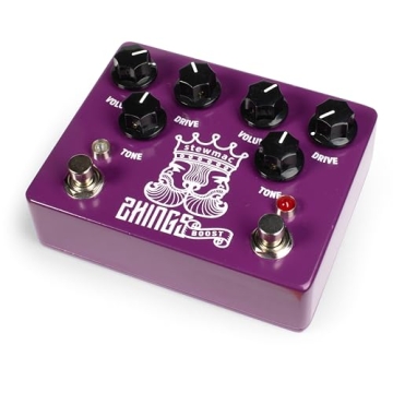 StewMac Two Kings Boost Dual Overdrive Pedal – Independent Channels with Clean Boost and Overdrive...