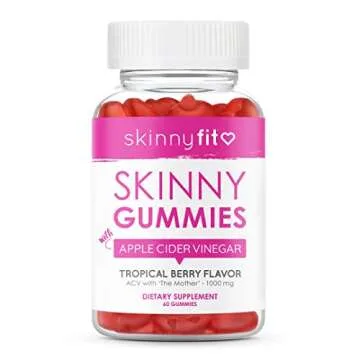 SkinnyFit Apple Cider Vinegar Gummies - Healthy & Immune Support 60 Count