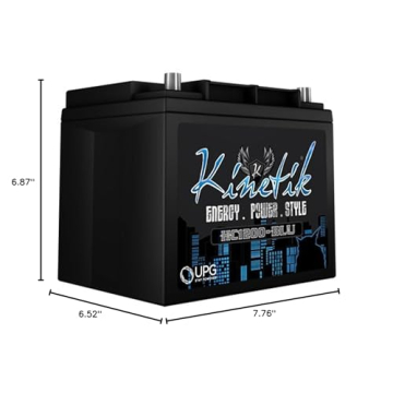 Kinetik 1200W AGM Car Audio Power Battery Solution