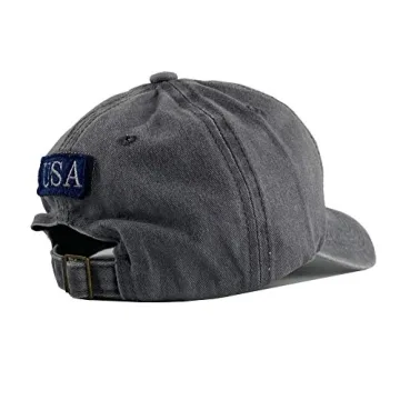 Adjustable Cot-Oath American Flag Baseball Cap for All