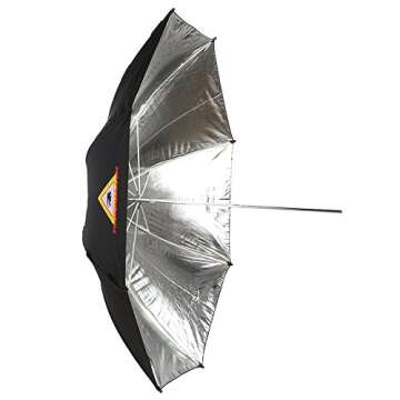Versatile Photoflex 45" Adjustable Silver Umbrella
