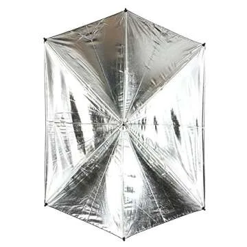 Versatile Photoflex 45" Adjustable Silver Umbrella