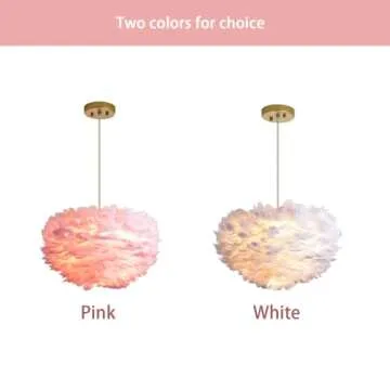 Maxax Nordic Feather Chandelier for Elegant Room Decor