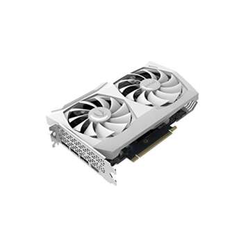 ZOTAC GAMING GeForce RTX 3070 Twin Edge OC White Edition LHR 8GB GDDR6 256-bit 14 Gbps PCIE 4.0 Gaming Graphics Card, IceStorm 2.0 Advanced Cooling, LED Logo Lighting, ZT-A30700J-10PLHR