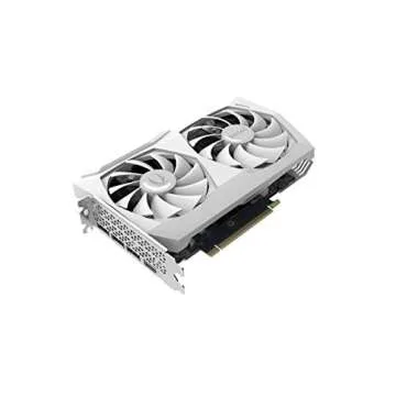 ZOTAC GAMING GeForce RTX 3070 Twin Edge OC White Edition LHR 8GB GDDR6 256-bit 14 Gbps PCIE 4.0 Gaming Graphics Card, IceStorm 2.0 Advanced Cooling, LED Logo Lighting, ZT-A30700J-10PLHR